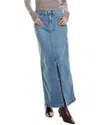Hudson Jeans Reconstructed Maxi Skirt In Black