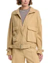 Hudson Jeans Relaxed Utility Jacket In Neutral