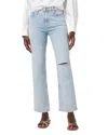 Hudson Remi High Rise Ankle Straight Jeans In Star Dust In Star Dust