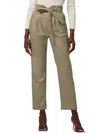 Hudson Remi High Rise Paper Bag Ankle Pants In Chinchilla