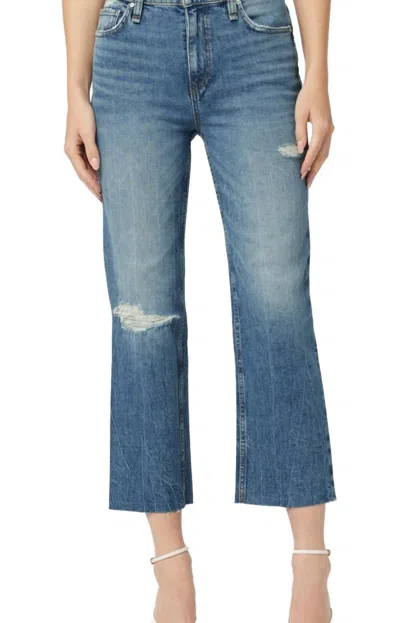 Hudson Remi High Rise Straight Ankle Jean In Stunner In Blue