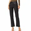 Hudson Remi High Rise Straight Pant In Black