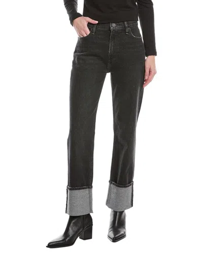 Hudson Remi High-rise Washed Black Ankle Jean In Gray
