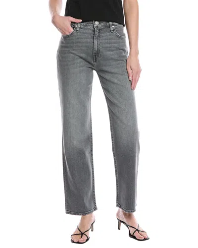 Hudson Remi Shadow High-rise Straight Ankle Jean In Gray
