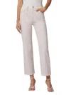 Hudson Remi Straight Leg Jeans In Egret + Light Pink