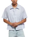 Hudson Rex Stripe Shirt In Blue