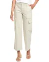 Hudson Jeans Rosalie Cement High-rise Wide Leg Cargo Jean