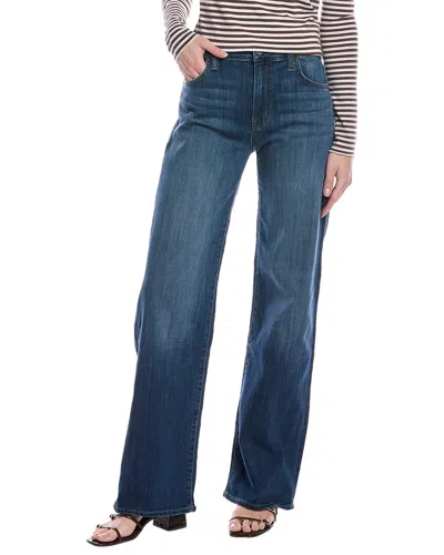 Hudson Rosalie Elizabeth High-rise Wide Leg Jean In Blue