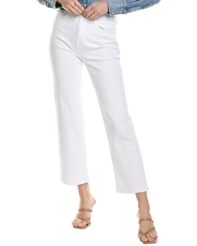 Hudson Rosalie White High-rise Wide Leg Jean