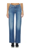 Hudson Rose High Rise Wide Jeans In Blue