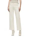 Hudson Rosie High Rise Wide Leg Ankle Jeans In Ecru In Neutral