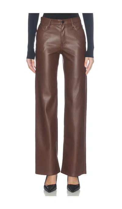Hudson Rosie High Rise Wide Leg In Chicory Coffee