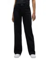 Hudson Jeans Rosie Hi Rise Wide Leg Ankle In Fabulous Black
