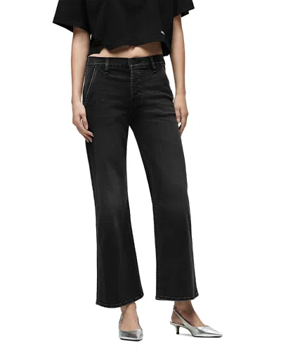 Hudson Rosie High Rise Wide Leg Jeans In Smokey