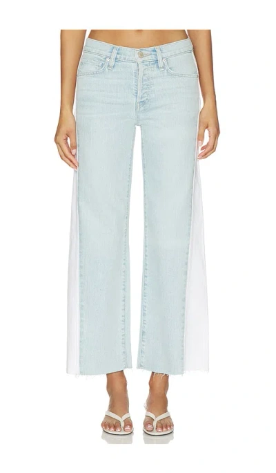 Hudson Rosie Seamed Wide Leg Jeans In Brown
