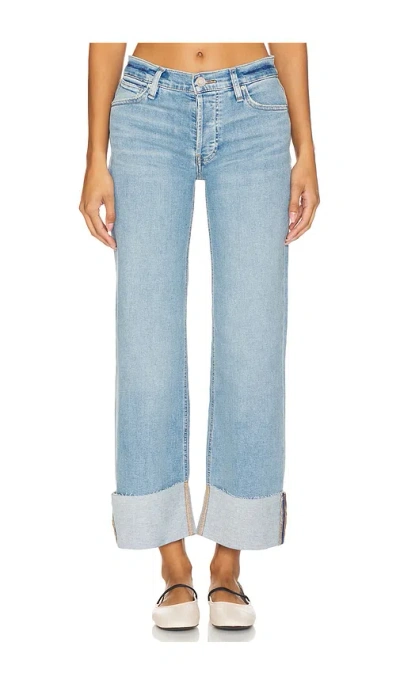 Hudson Rosie Wide Leg Ankle Cuff In Oak