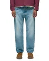 Hudson Rylan Relaxed Straight Jeans In Overland In Blue