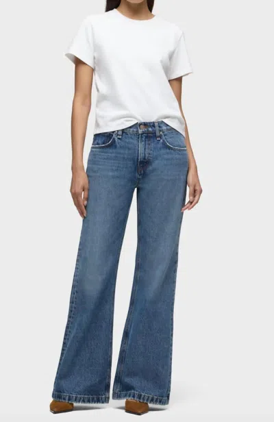 Hudson Jeans Jodie Loose Fit Canyon Spring Wide Leg Jean In Blue