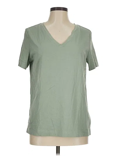 Pre-owned Hudson Short Sleeve T-shirt In Green
