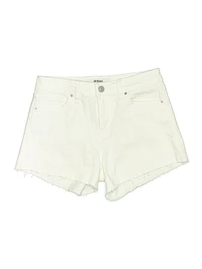 Pre-owned Hudson Shorts In White