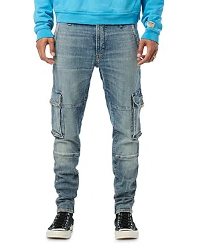 Hudson Skinny Cargo Jeans In Bayside Blue