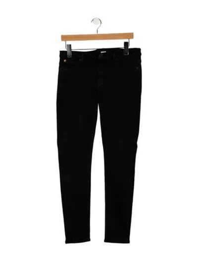Pre-owned Hudson Skinny Leg Pants In Black