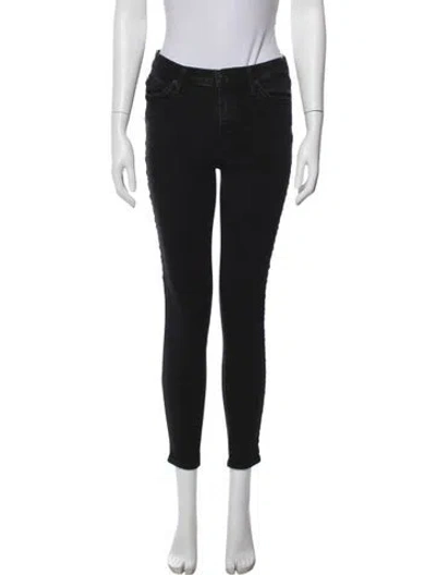 Pre-owned Hudson Skinny Leg Pants In Black