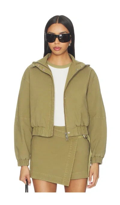 Hudson Sporty Jacket In Green
