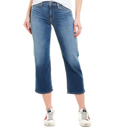 Hudson Stella Mid-rise Crop Jean In Bondi In Blue