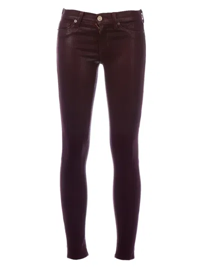 Hudson Super Skinny Jeans In Red
