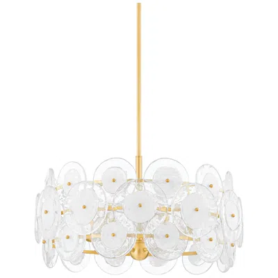 Hudson Valley 5 Light Chandelier In White