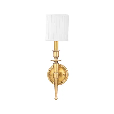 Hudson Valley Abington 4.75" Wide Aged Brass 1 Light Wall Sconce