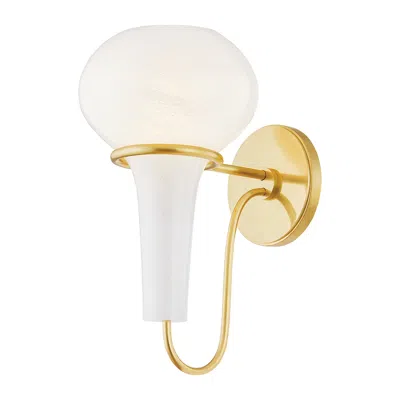 Hudson Valley Adams Corner Wall Sconce 6.75 Inch In Aged Brass