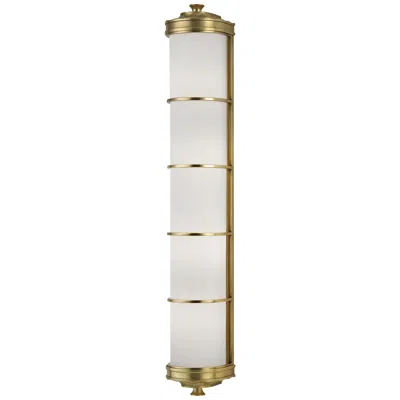 Hudson Valley Albany 4 Light Wall Sconce Aged Brass