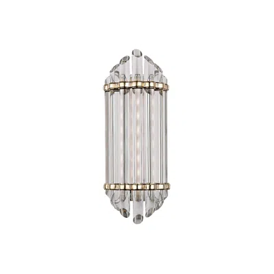 Hudson Valley Albion 6 1/2" Wide 8-light Aged Brass Led Wall Sconce