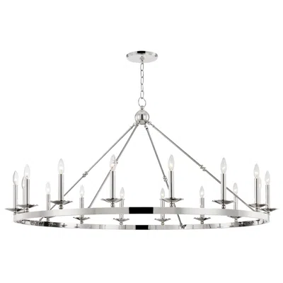Hudson Valley Allendale 16 Light Chandelier P Nickel