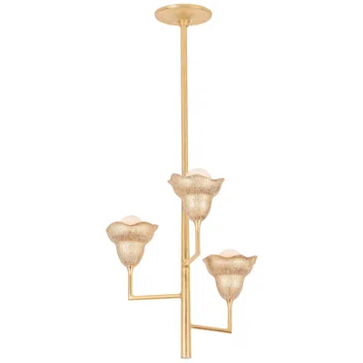 Hudson Valley Alora Chandelier 20.25 Inch In Vintage Gold Leaf/gilded Ivory