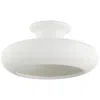 Hudson Valley Annie 16" Wide White Ceramic Modern Ceiling Light