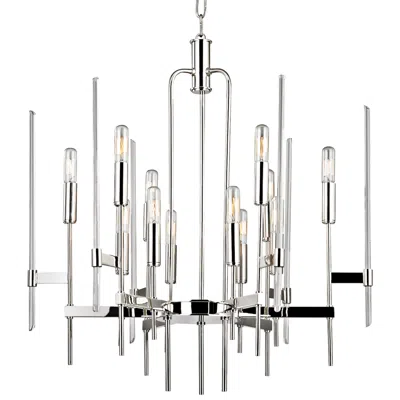 Hudson Valley Bari 24" Wide Polished Nickel Chandelier