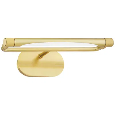 Hudson Valley Berkshire 13" Wide Aged Brass Direct Wire Led Picture Light