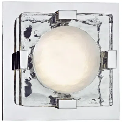 Hudson Valley Bourne 8" High Polished Nickel Led Wall Sconce