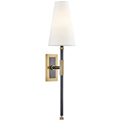 Hudson Valley Bowery 21 1/2"h Aged Old Bronze Wall Sconce