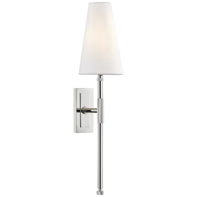 Hudson Valley Bowery 5" Wide Polished Nickel 1 Light Wall Sconce