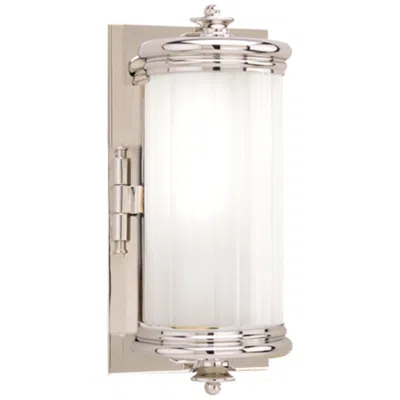 Hudson Valley Bristol 10" High Polished Nickel Wall Sconce