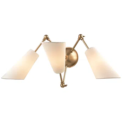 Hudson Valley Buckingham 11 1/2"h Aged Brass Wall Sconce