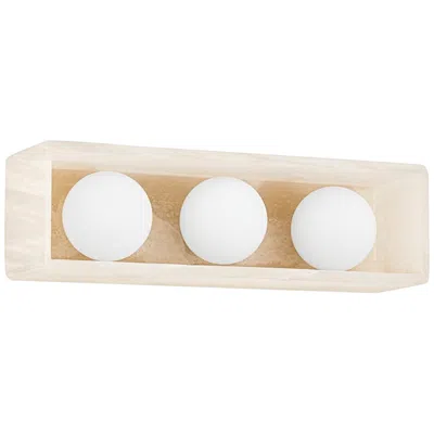 Hudson Valley Budnick 15 1/2" Wide Alabaster Shell 3-light Led Bath Light
