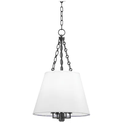 Hudson Valley Burdett 15" Wide Old Bronze 4-light Pendant