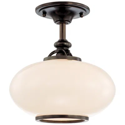 Hudson Valley Canton 12in 1 Light Semi Flush