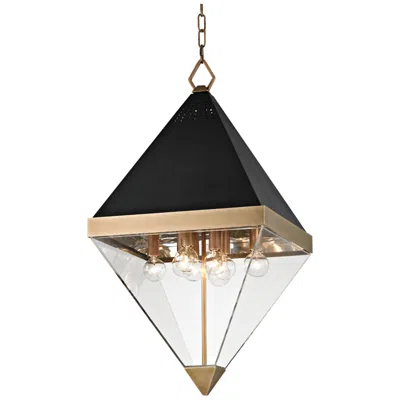 Hudson Valley Coltrane 15" Wide Aged Brass 8 Light Pendant