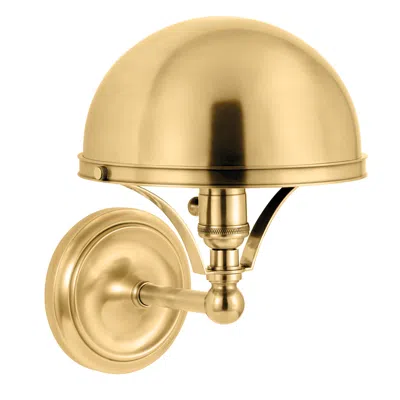 Hudson Valley Covington 1 Light Wall Sconce Aged Brass In Gold